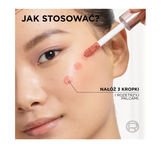L'Oréal Paris LUMI płynny róż do policzków 627 Glowy Warm Peach 11ml
