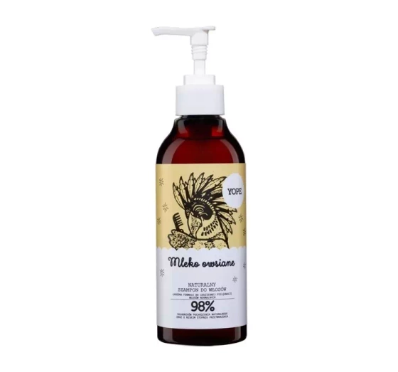 Yope Naturalny szampon mleko owsiane 300ml