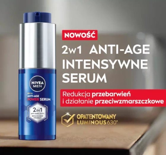 NIVEA MEN Anti-Age Power Serum zaawansowane serum antypigmentacyjne 30 ml