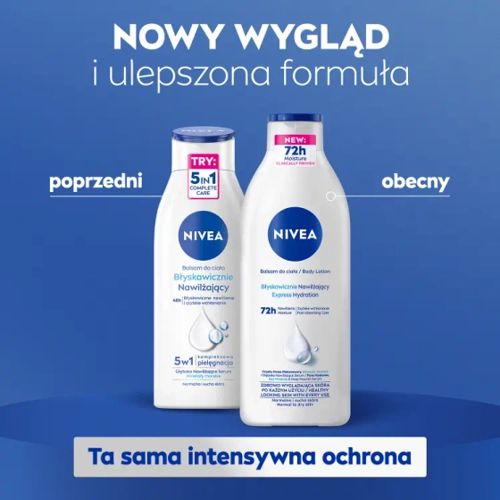 NIVEA Express Hydration błyskawicznie nawilżający balsam do ciała 400 ml