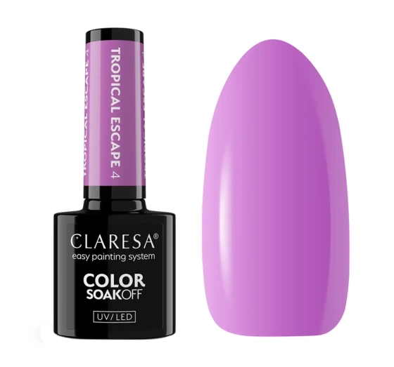 Claresa hybrydowy lakier do paznokci Tropical Escape 4 5 g