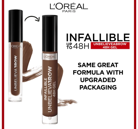 L'Oréal Paris Unbelieva Brow żel do brwi 3.0 Brunette 3,4 ml