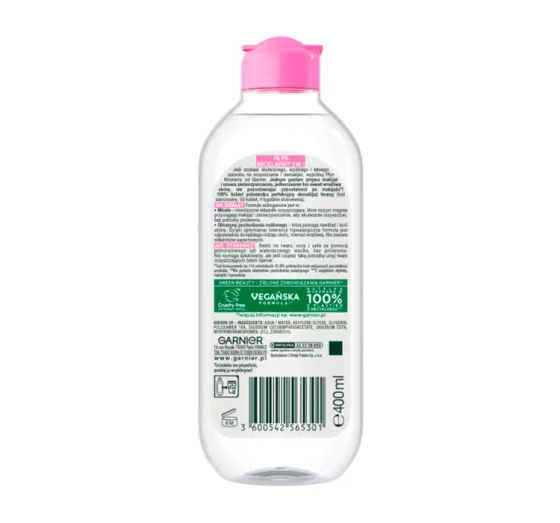 Garnier płyn micelarny 3w1 do skóry wrażliwej Pride Edition 400 ml