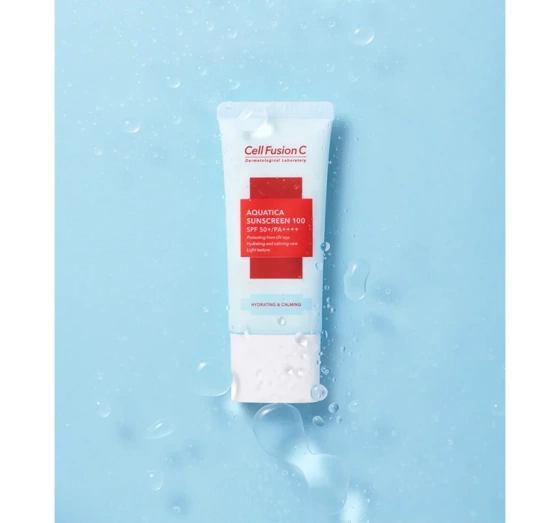 Cell Fusion C Aquatica ochronny krem do twarzy SPF50 PA 2 x 35 ml