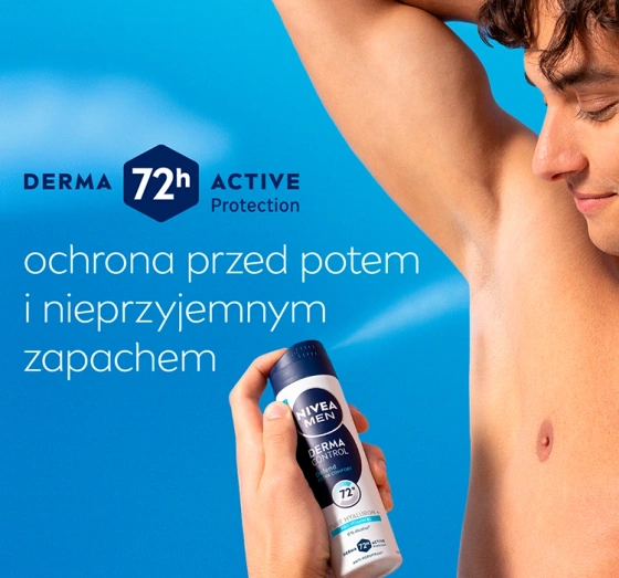 NIVEA MEN Derma Control antyperspirant w sprayu dla mężczyzn Defend 150 ml