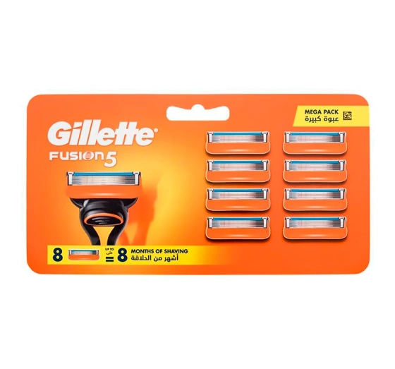 Gillette Fusion5 wkłady do maszynki do golenia dla mężczyzn 8 sztuk