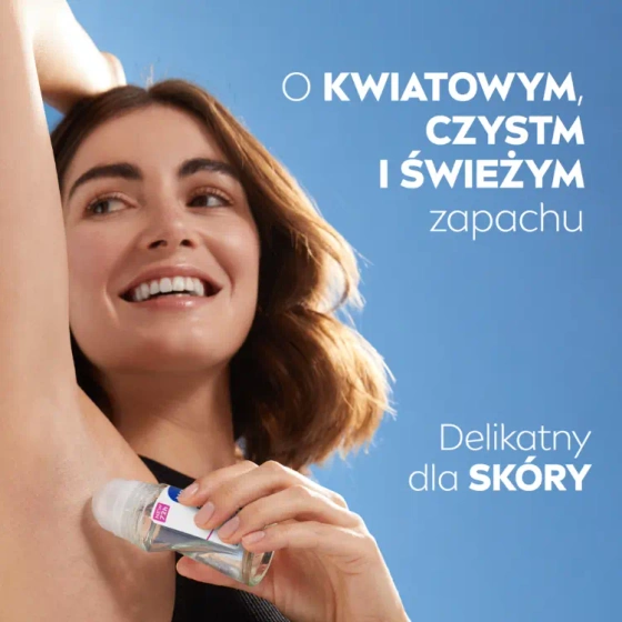 NIVEA Black&White Clear antyperspirant roll-on dla kobiet 50 ml