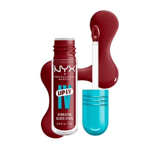 NYX Professional Makeup Lip IV Hydrating Gloss Serum błyszczyk do ust 13 Cranberry Splash 5 ml