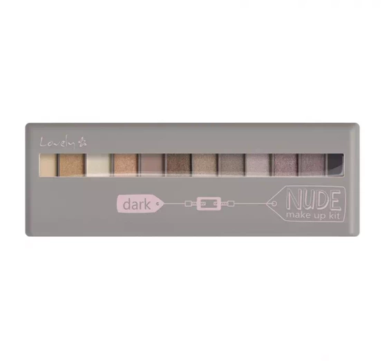 Lovely Nude Make Up Kit paleta cieni do powiek Dark 13 g