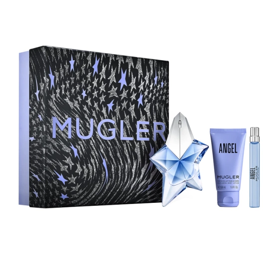 Mugler Angel woda perfumowana spray 50 ml 10 ml balsam do ciała 50 ml