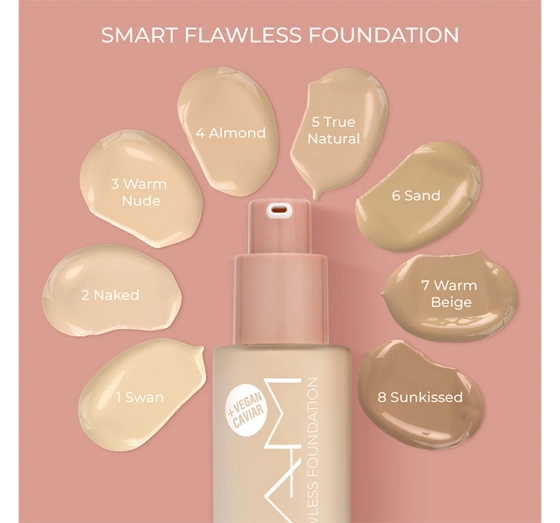 NAM Smart Flawless Foundation kryjący podkład do twarzy 01N Swan 30 ml