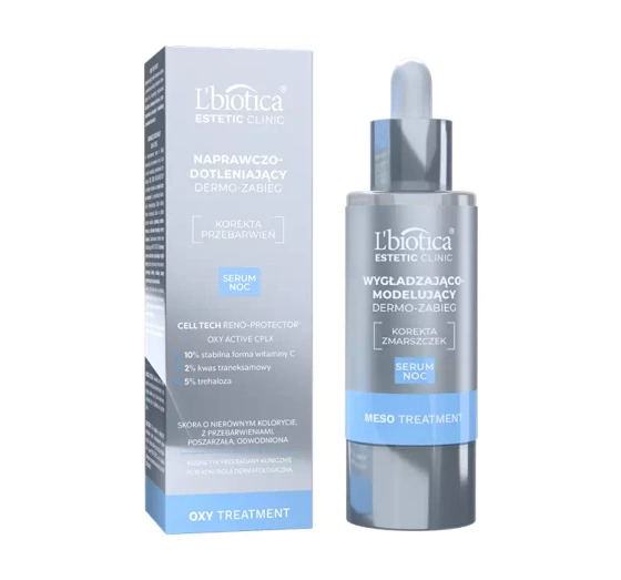 L'Biotica Estetic Clinic Oxy Treatment naprawczo-dotleniające serum na noc 30 ml