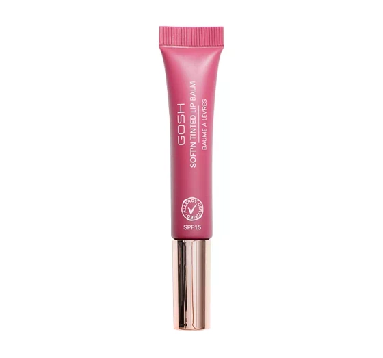 Gosh Soft'n Tinted wegański balsam do ust SPF15 006 Berry 8 ml
