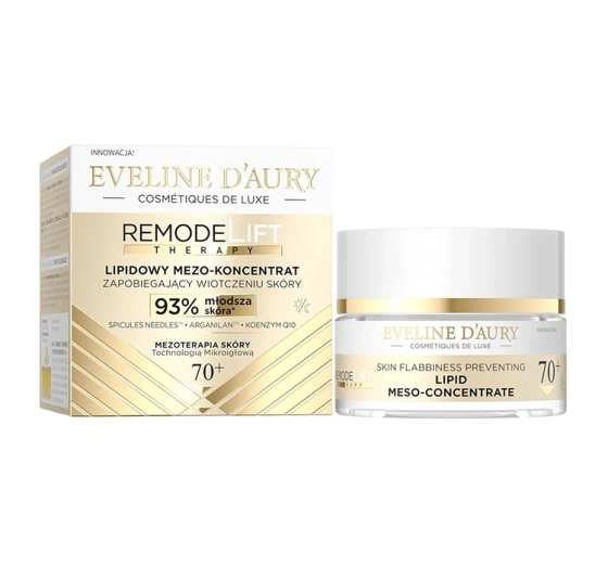 Eveline Cosmetics D’Aury RemodeLift Therapy lipidowy mezo-koncentrat zapobiegający wiotczeniu skóry 70 50 ml