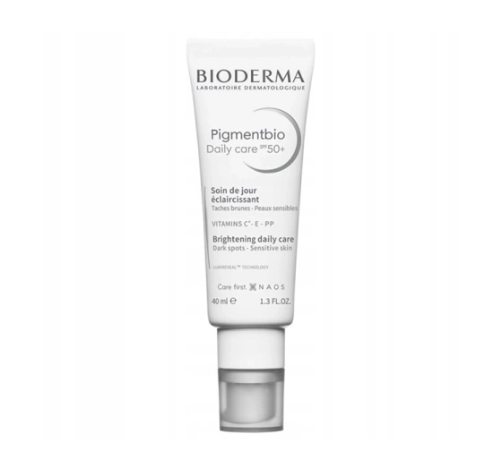 Bioderma Pigmentbio Daily Care rozjaśniający krem na dzień redukujący przebarwienia SPF50 40 ml