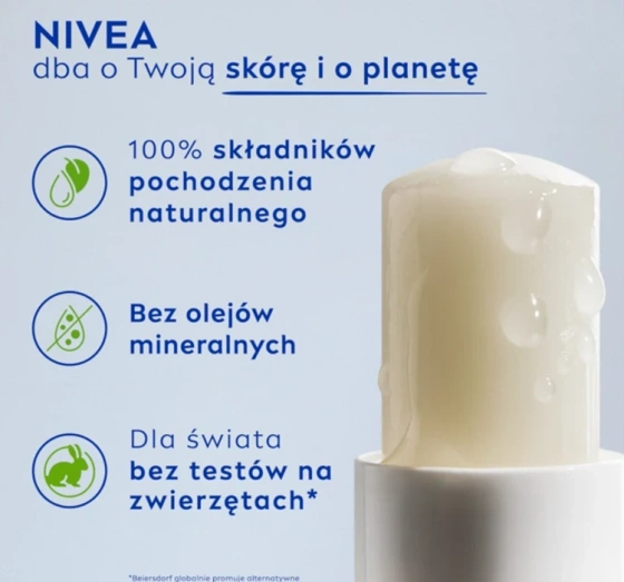 NIVEA pielęgnująca pomadka do ust Original Care 4,8 g