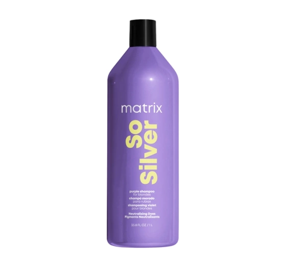 Matrix So Silver szampon do włosów ochładzający żółte tony 1000ml