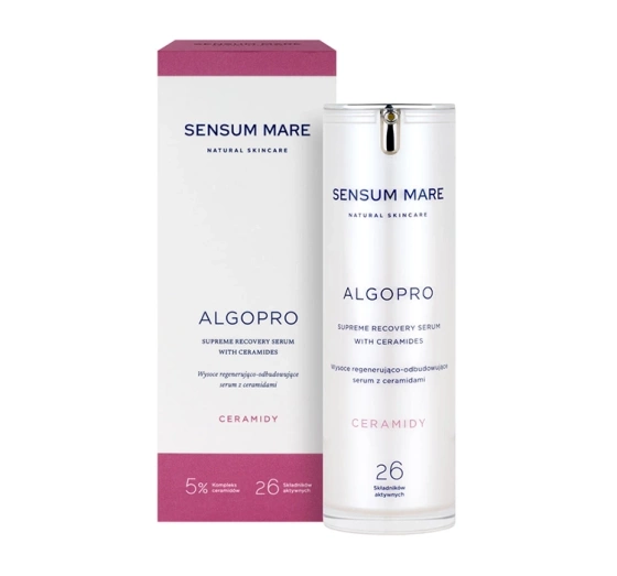 Sensum Mare Algopro regenerująco-odbudowujące serum do twarzy z ceramidami 30 ml