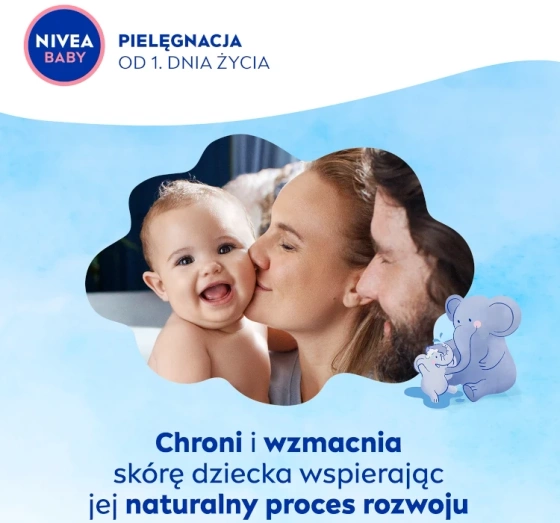 NIVEA BABY płyn do mycia łagodna kąpiel dla dzieci z pompką 450 ml