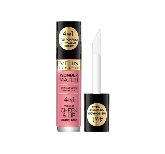 Eveline Cosmetics Wonder Match Cheek&Lip róż i pomadka w płynie 03 4,5 ml