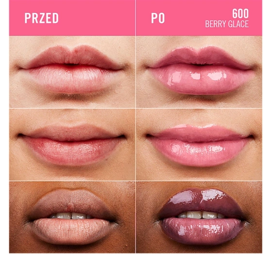 Rimmel Thrill Seeker błyszczyk do ust z aplikatorem 600 Berry Glace 10ml