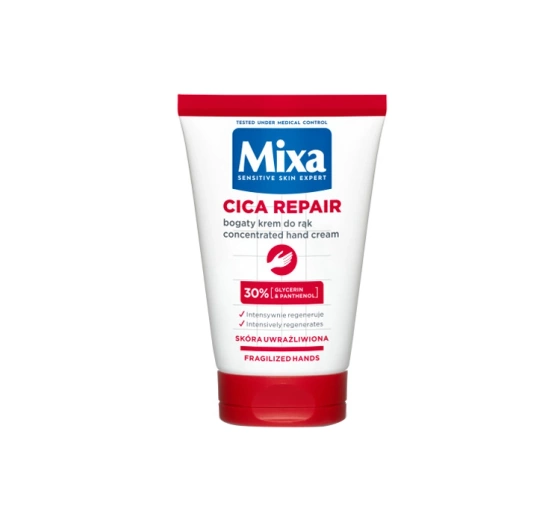 Mixa Cica Repair bogaty krem do rąk do skóry uwrażliwionej 50 ml