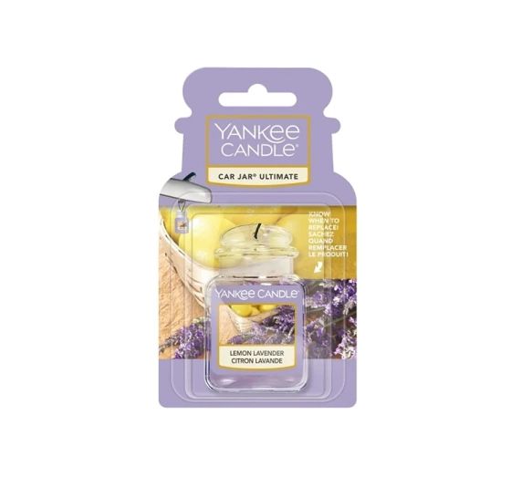 Yankee Candle Car Jar Ultimate zapach do samochodu Lemon Lavender 25 g