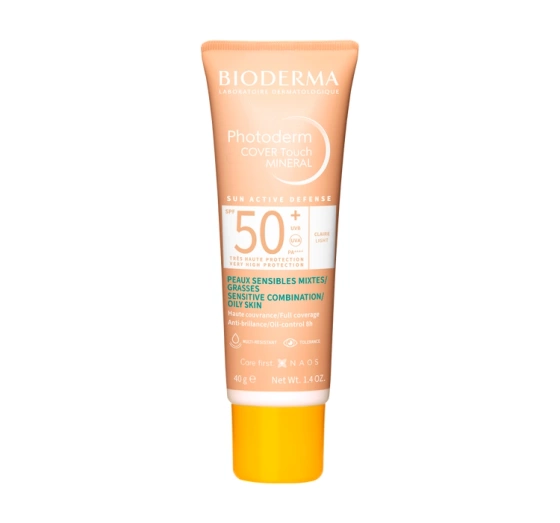 Bioderma Cover Touch Mineral kryjący fluid mineralny Light SPF50 40 g