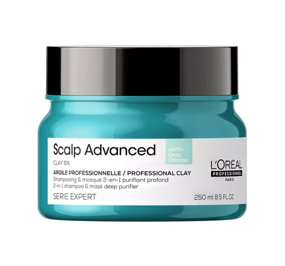 L'Oréal Professionnel Serie Expert Scalp Advanced oczyszczająca maska do włosów 2w1 250 ml