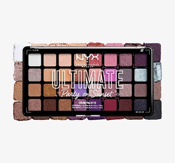 NYX Professional Makeup Ultimate paleta cieni do powiek Party On Sunset 30,4 g