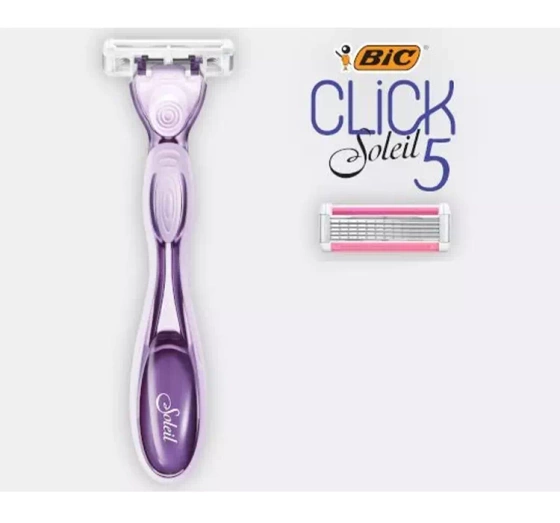 BIC Click Soleil 5 maszynka do golenia dla kobiet rączka 2 wkłady