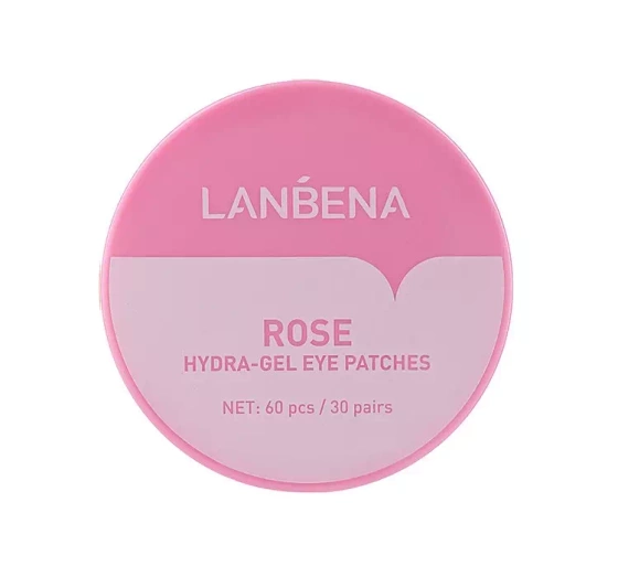 LANBENA HYDRAGEL EYE PATCHES HYDROŻELOWE PŁATKI POD OCZY ROSE 60SZT