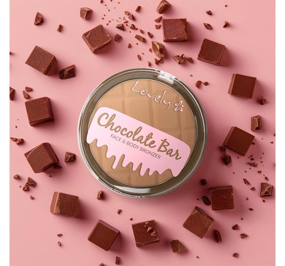 Lovely Chocolate Bar matowy puder brązujący czekoladowy 1 15 g