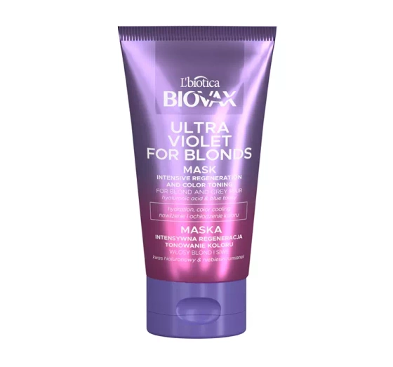 Biovax Ultra Violet for Blonds maska do włosów blond 150 ml