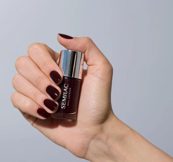 Semilac Nail Lacquer klasyczny lakier do paznokci 112 Wine Red 9 ml