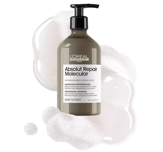 L'Oréal Professionnel Serie Expert Absolut Repair Molecular intensywnie odbudowujący szampon do włosów zniszczonych 1500 ml