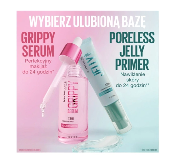 Maybelline Grippy serum z niacynamidem baza nawilżająca do twarzy 30 ml