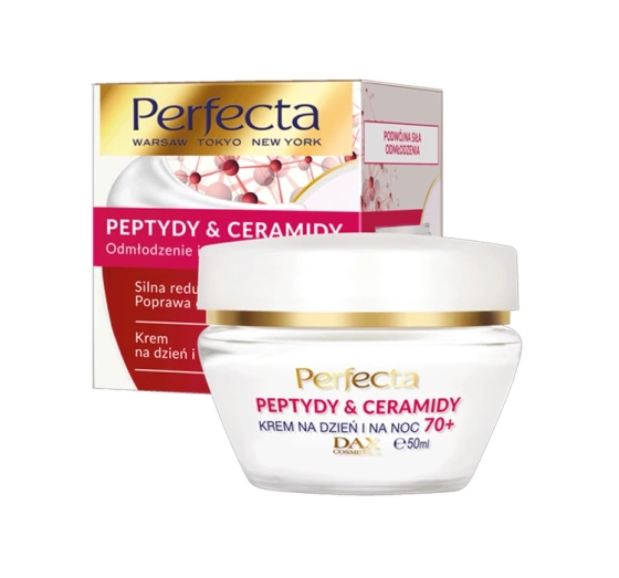 Perfecta Peptydy&Ceramidy uelastyczniający krem do twarzy na dzień i na noc 70 50ml