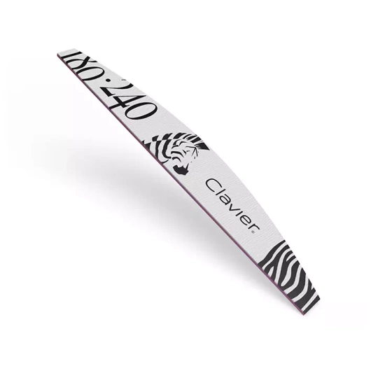 Clavier pilnik do paznokci Zeberka Łódka 180/240 10 sztuk