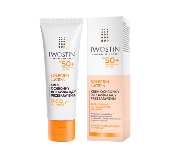 Iwostin Solecrin Lucidin krem ochronny rozjaśniający przebarwienia SPF50 50 ml