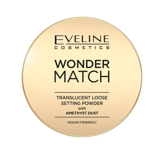 Eveline Cosmetics Wonder Match sypki puder z pyłem ametystowym 6 g