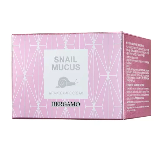 Bergamo Prestige Snail Mucus przeciwzmarszczkowy krem ze śluzem ślimaka 50 ml