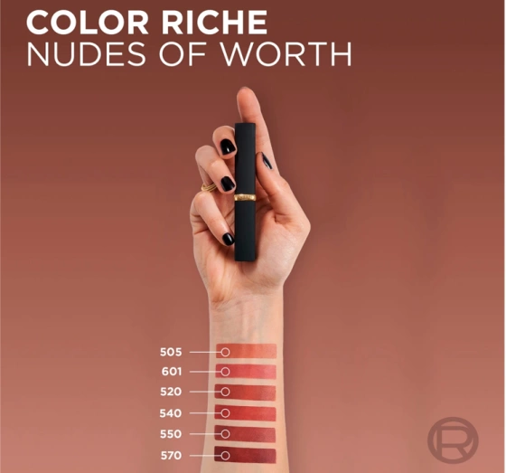 L'Oréal Paris Color Riche Intense Volume Matte pomadka do ust 505 Le Nude Resilient 1,8 g