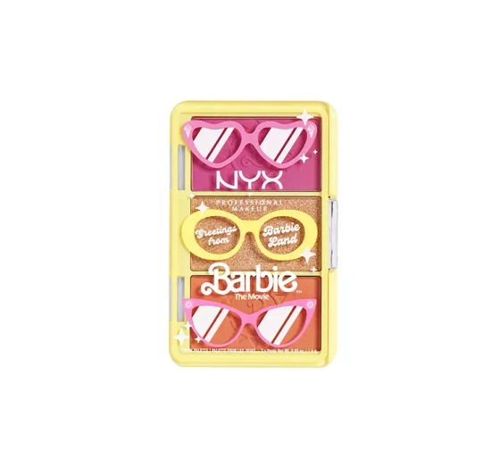 NYX Professional Makeup × Barbie Mini paletka do konturowania twarzy Greetings From Barbieland 4,8 g