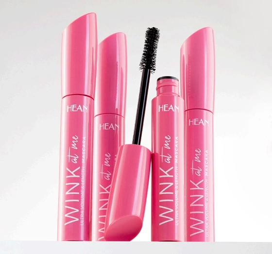 Hean Wink At Me wydłużająco-pogrubiający tusz do rzęs Black 9 ml