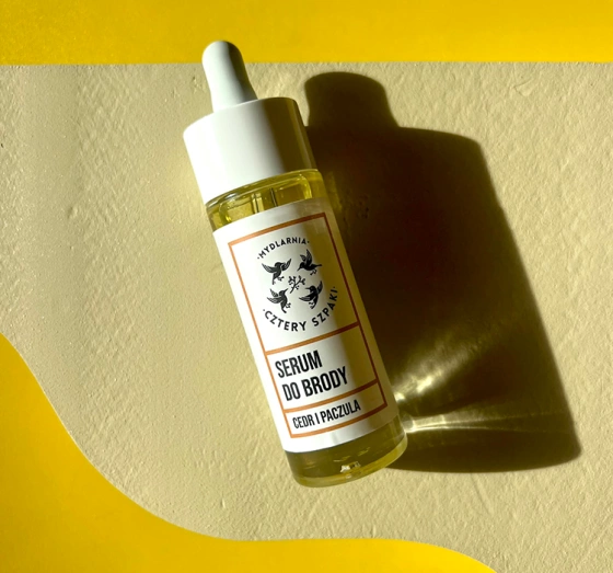 Mydlarnia Cztery Szpaki serum do brody Cedr i Paczula 30ml