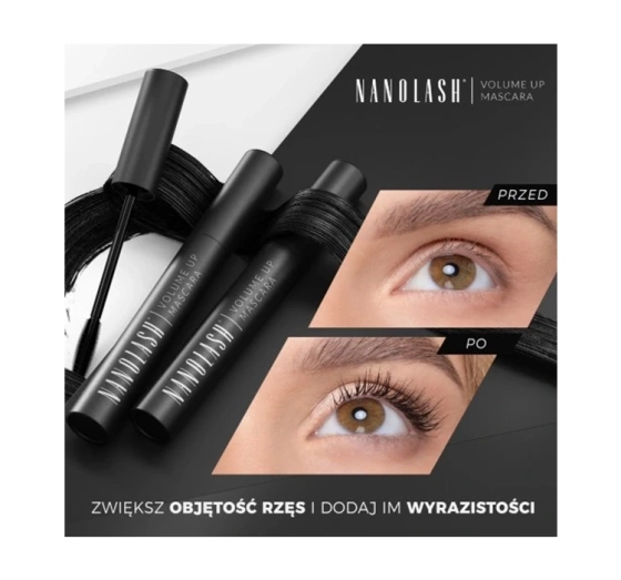 NANOLASH VOLUME UP MASCARA POGRUBIAJĄCY TUSZ DO RZĘS 10ML