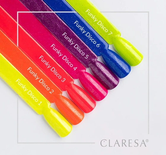 Claresa hybrydowy lakier do paznokci Funky Disco 1 5 g