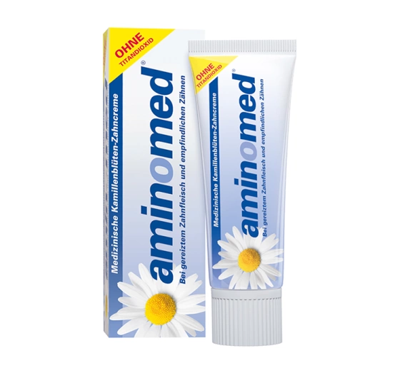 Aminomed Rumiankowa pasta do wrażliwych zębów i dziąseł 75 ml