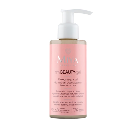 Miya Cosmetics My Beauty Gel pielęgnujący żel do mycia i oczyszczania twarzy oczu i ust 140ml
